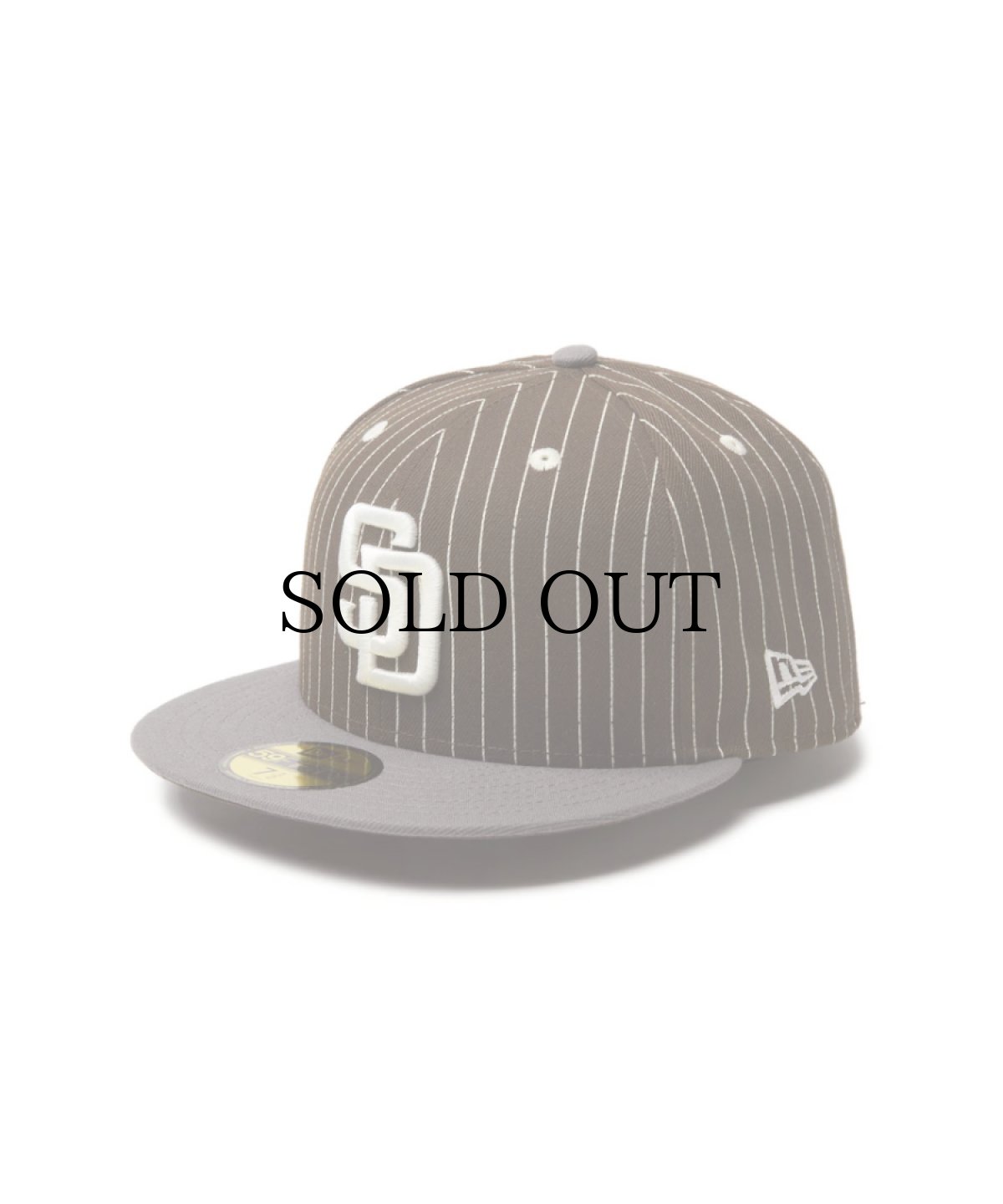 画像1: NEW ERA / 59FIFTY Pinstripe サンディエゴ・パドレス ウォルナット ピューターバイザー (1)