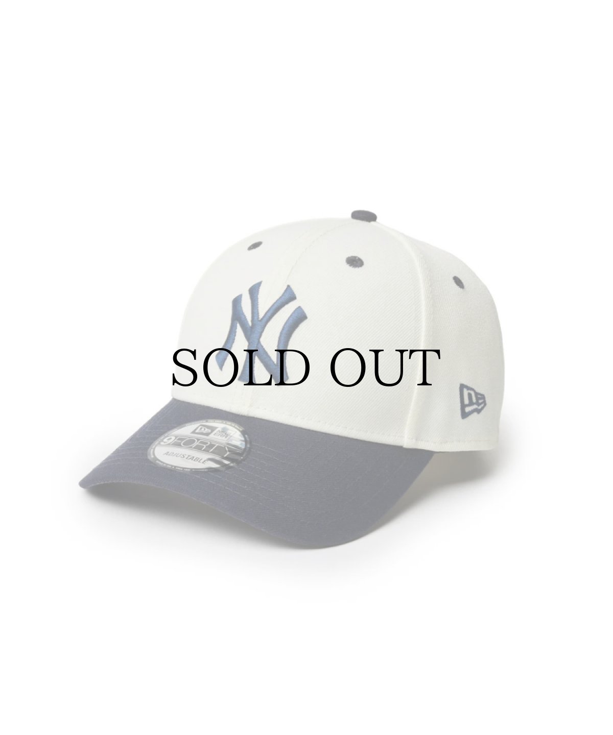 画像1: NEW ERA /9FORTY MLB Color Custom ニューヨーク・ヤンキース クローム バイザーネイビー (1)