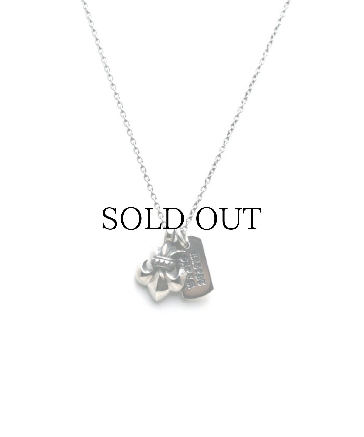 画像2: ArgentGleam / Double Charm Necklace  AGN-002 (2)