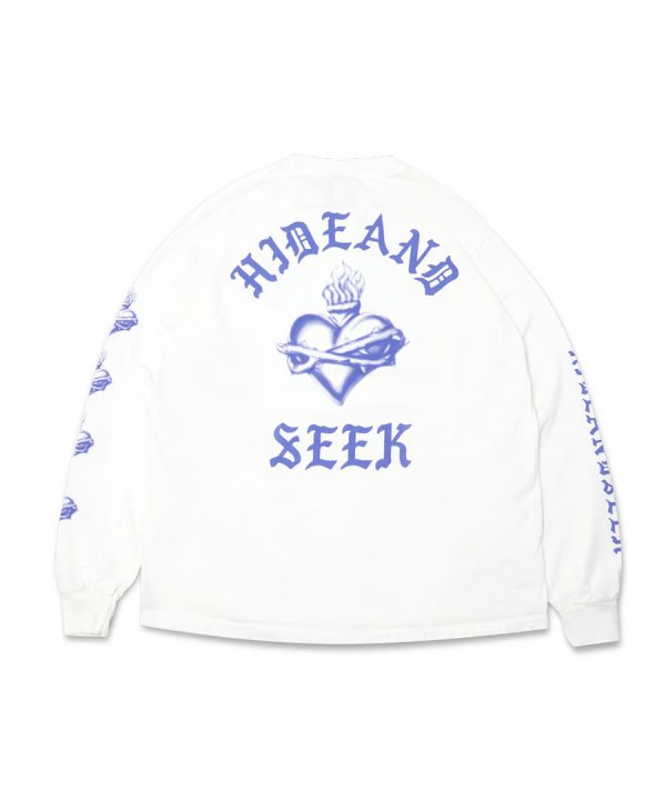 HIDEANDSEEK(ハイドアンドシーク) ロングスリーブTシャツ Heart