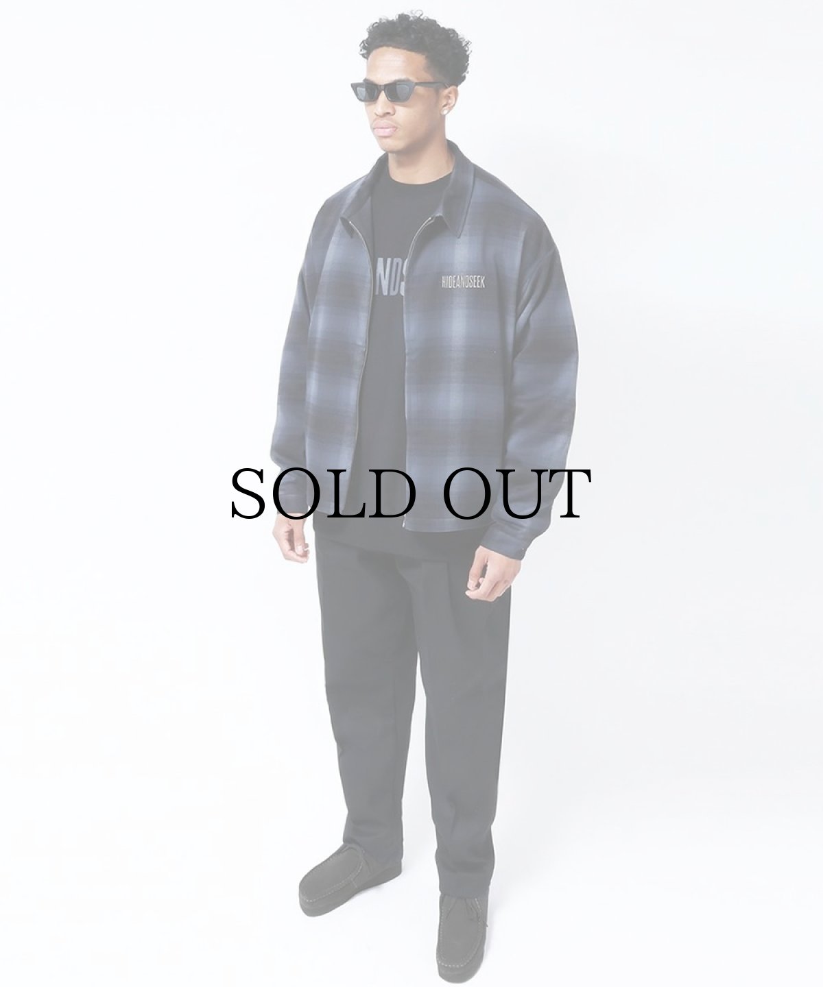 画像5: HIDEANDSEEK(ハイドアンドシーク) / Check Harrington Jacket (5)