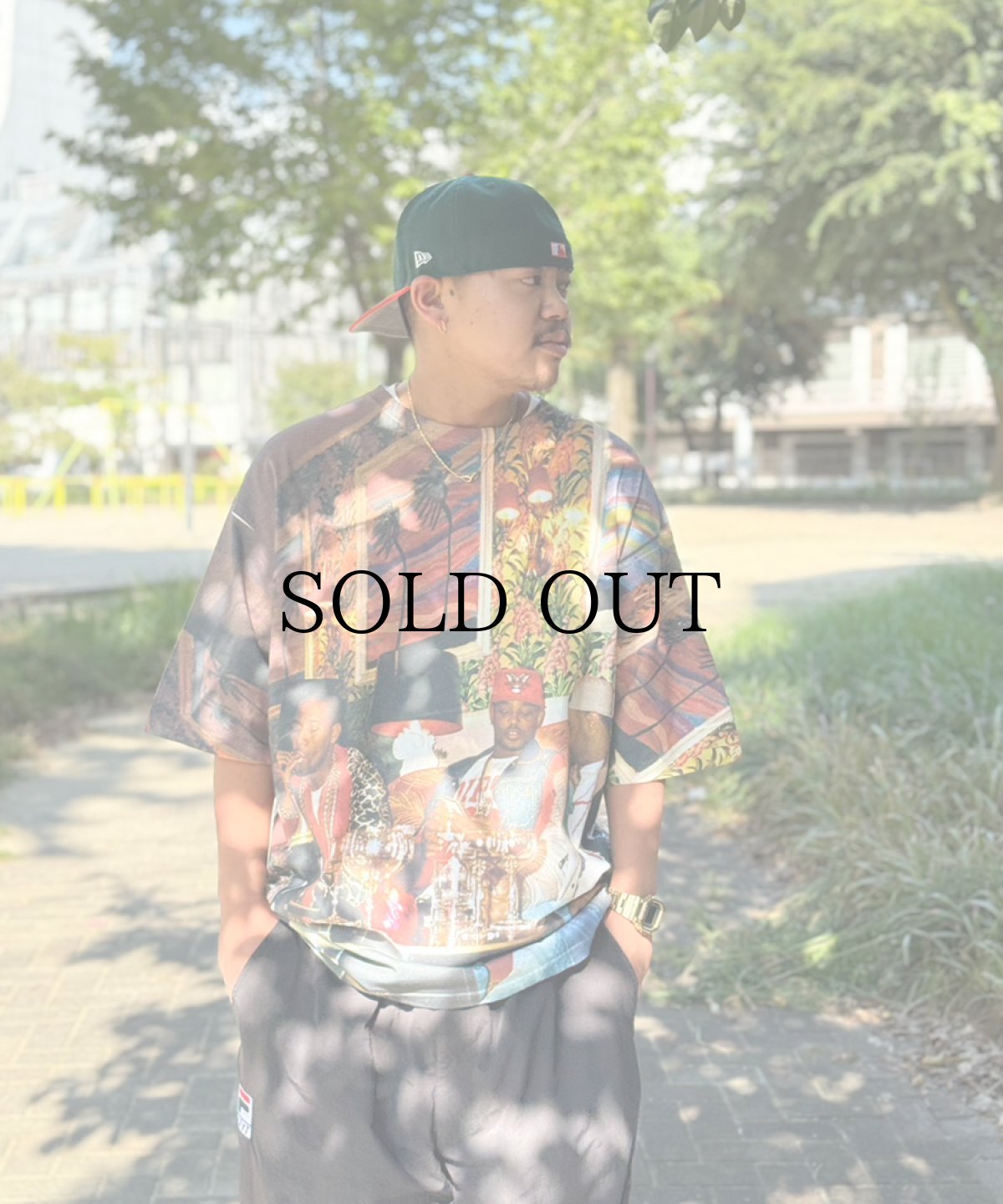 画像1: APPLEBUM(アップルバム) / “DST” All Print T-shirt (1)