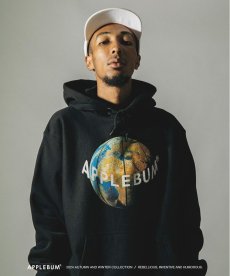画像1: APPLEBUM(アップルバム) / "Earth Ball" Sweat Parka (1)