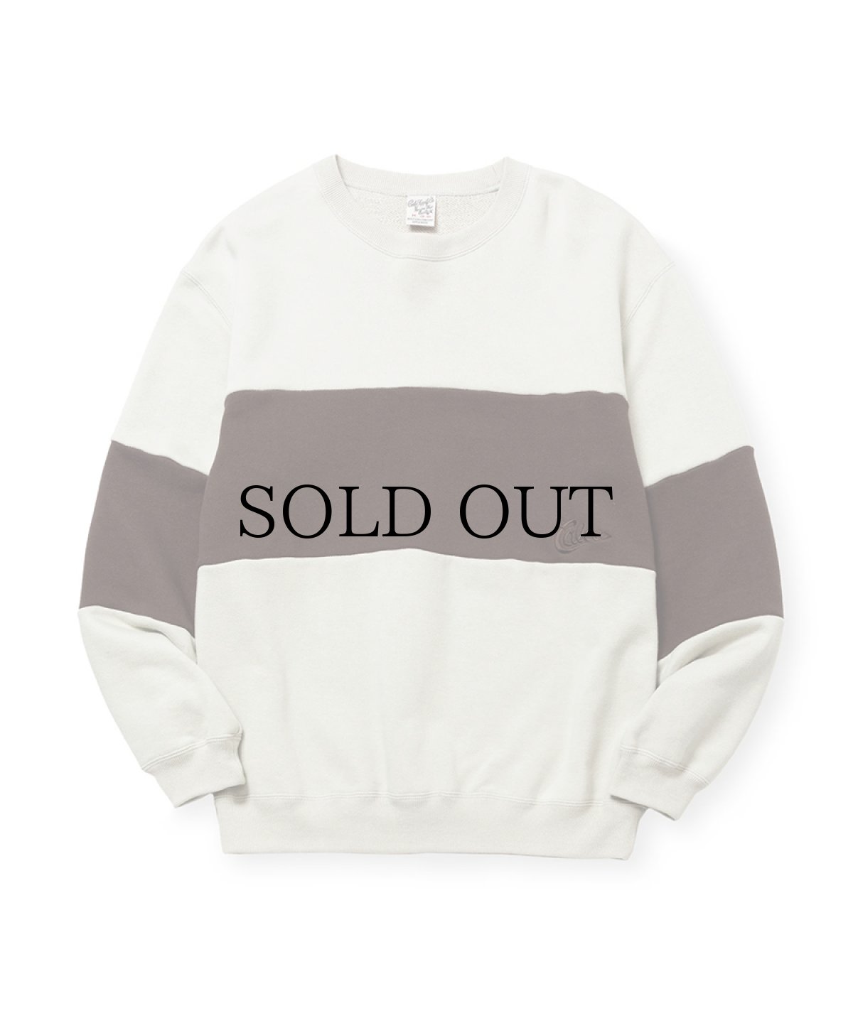 画像2: CALEE(キャリー) / BICOLOR CREW NECK SW (2)