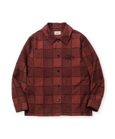 画像1: CALEE(キャリー) / BLOCK CHECK OVER SIZE SHIRT JACKET (1)