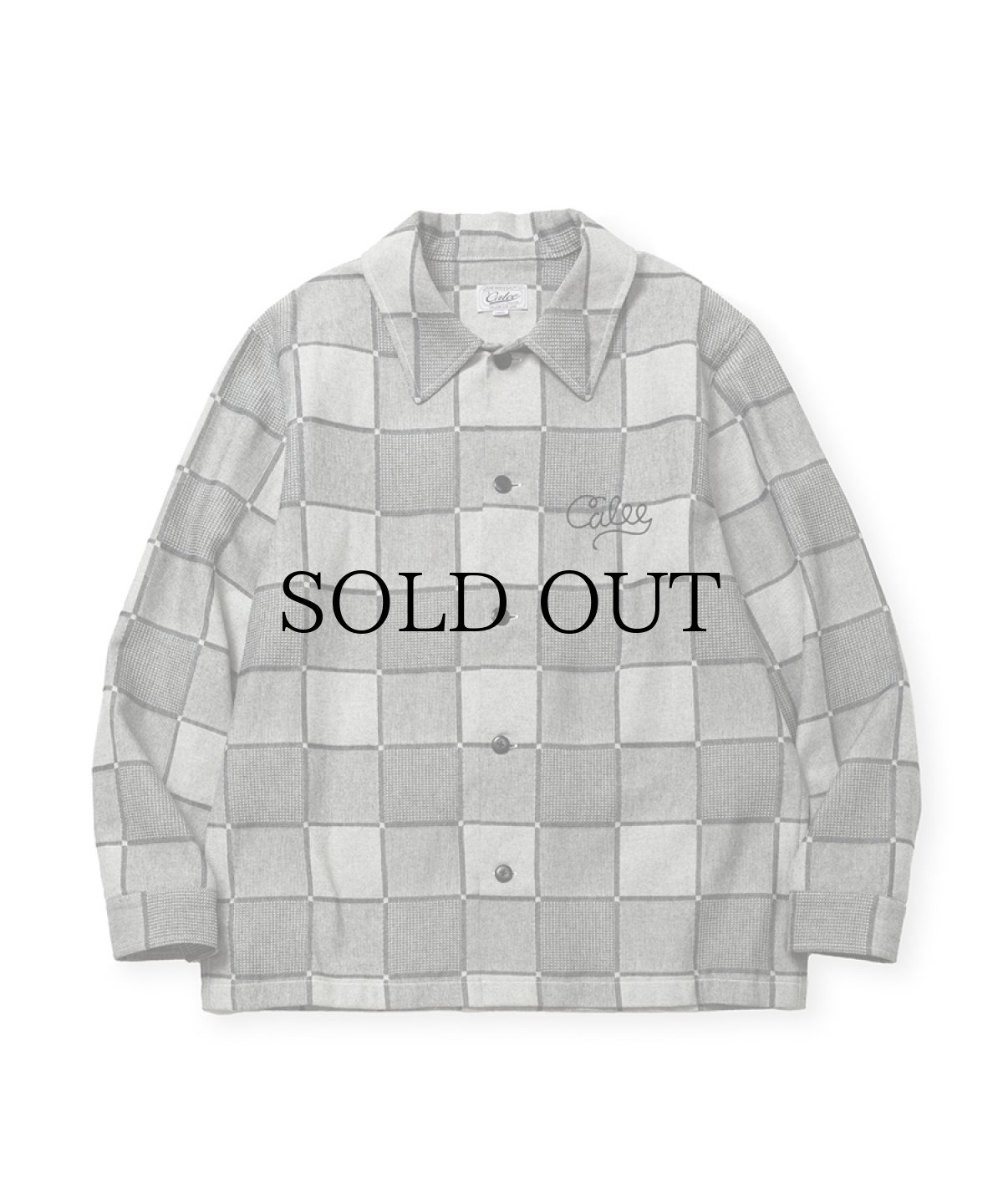 画像2: CALEE(キャリー) / BLOCK CHECK OVER SIZE SHIRT JACKET (2)