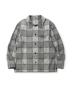 画像2: CALEE(キャリー) / BLOCK CHECK OVER SIZE SHIRT JACKET (2)