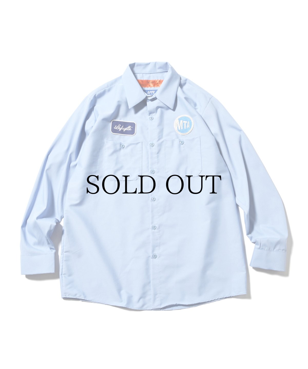 画像2: 【30%OFF】LFYT(ラファイエット) / LFYT × MTA WORK SHIRTS (2)
