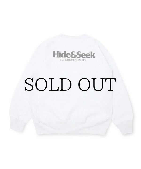 HIDEANDSEEK(ハイドアンドシーク) クルースウェット Logo Sweat