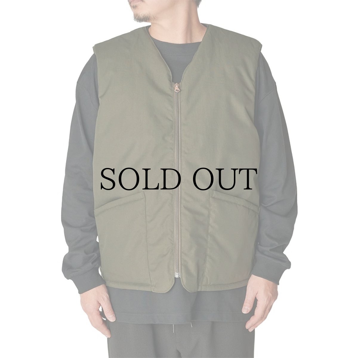 画像7: CALEE(キャリー) / TASLAN NYLON PADDED WAIST COAT (7)