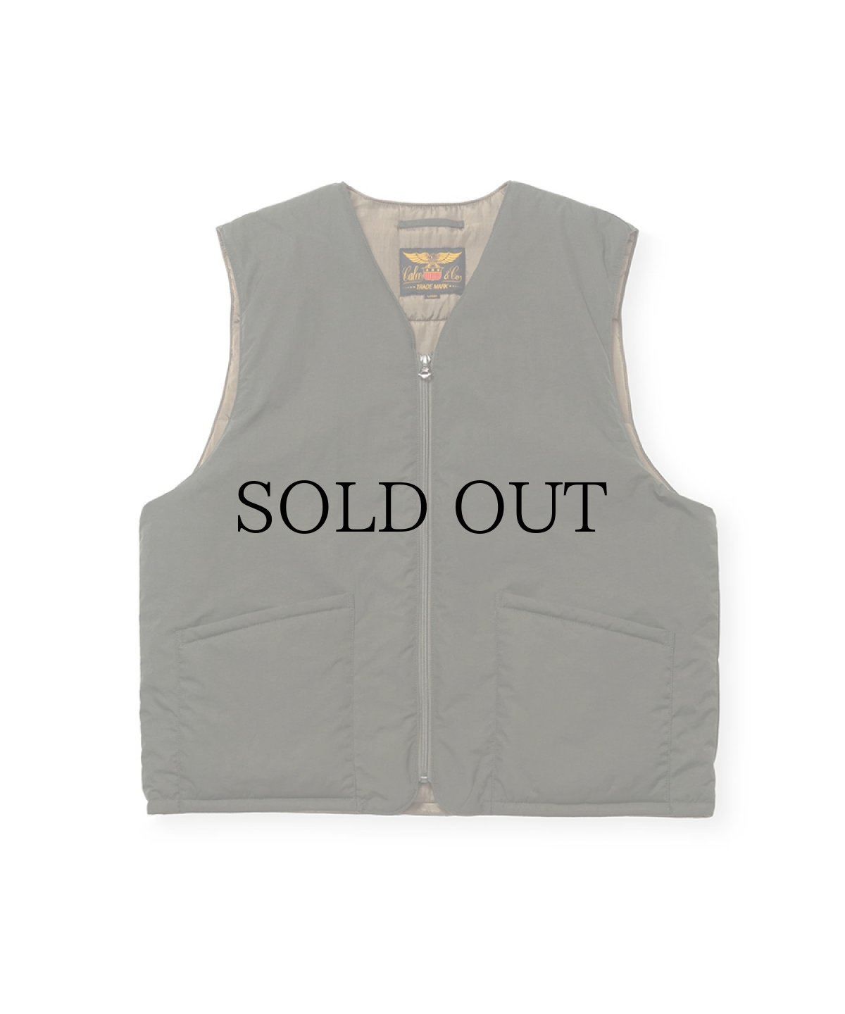 画像2: CALEE(キャリー) / TASLAN NYLON PADDED WAIST COAT (2)