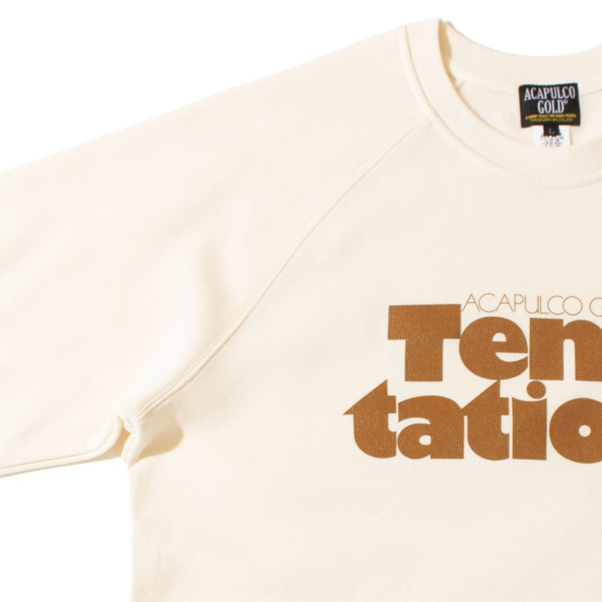 画像7: ACAPULCO GOLD(アカプルコゴールド) / TEMPTATIONS RAGLAN SLEEVE CREW SWEAT (7)