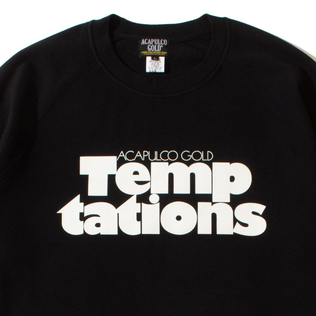 画像10: ACAPULCO GOLD(アカプルコゴールド) / TEMPTATIONS RAGLAN SLEEVE CREW SWEAT (10)