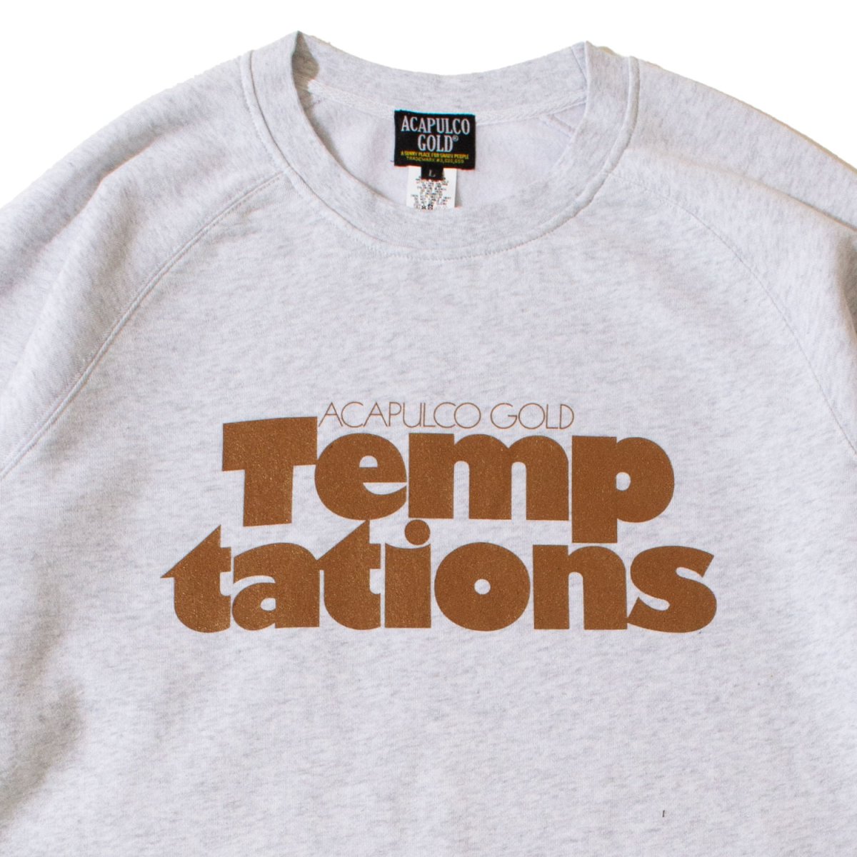 画像12: ACAPULCO GOLD(アカプルコゴールド) / TEMPTATIONS RAGLAN SLEEVE CREW SWEAT (12)