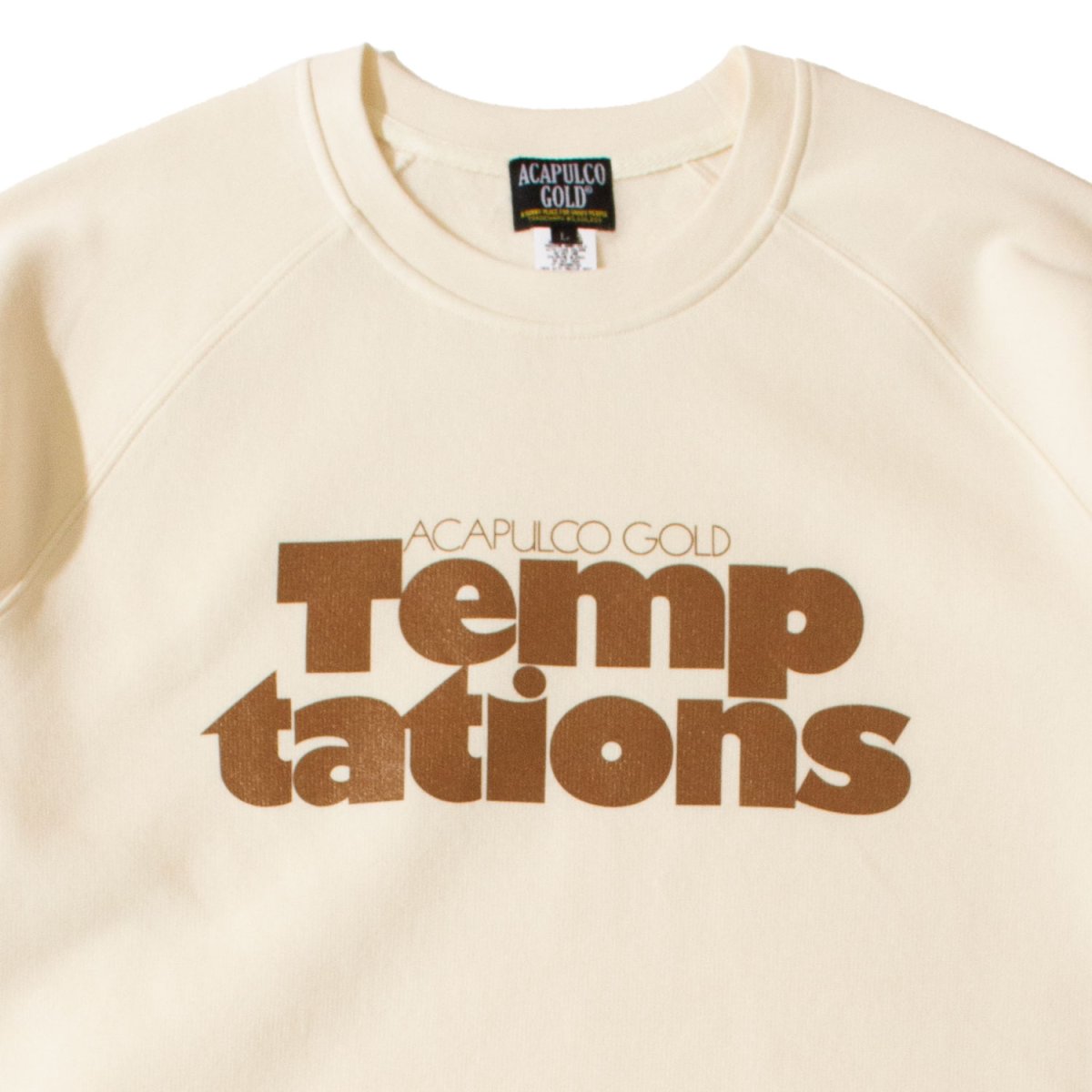 画像11: ACAPULCO GOLD(アカプルコゴールド) / TEMPTATIONS RAGLAN SLEEVE CREW SWEAT (11)