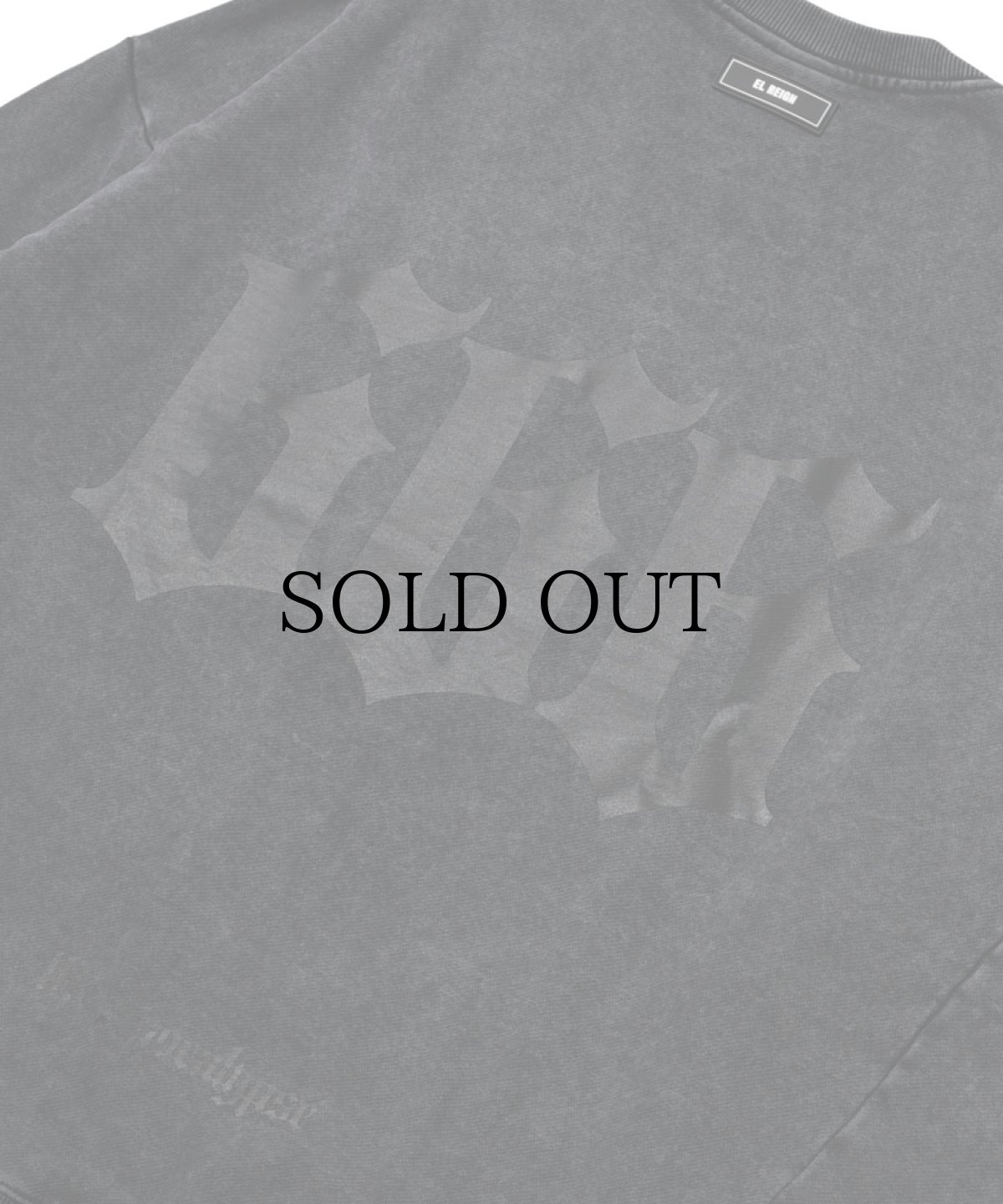 画像8: EL REIGN(エルレイン)  / "The Apocalipse" STONE ASID WASH SWEAT (8)