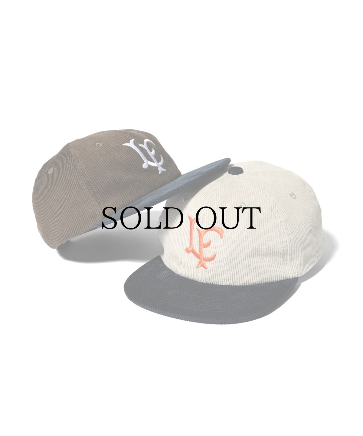 画像1: 【30%OFF】LFYT(ラファイエット) / OLD STYLE LF LOGO CORDUROY CAP (1)