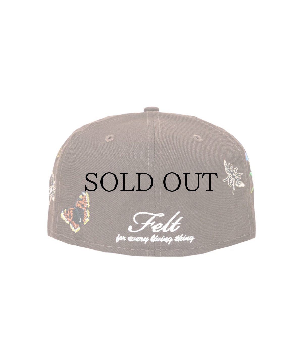 画像4:  NEW ERA × FELT Tampa Bay Rays - 59FIFTY BUTTERFLY GARDEN BROWN (4)