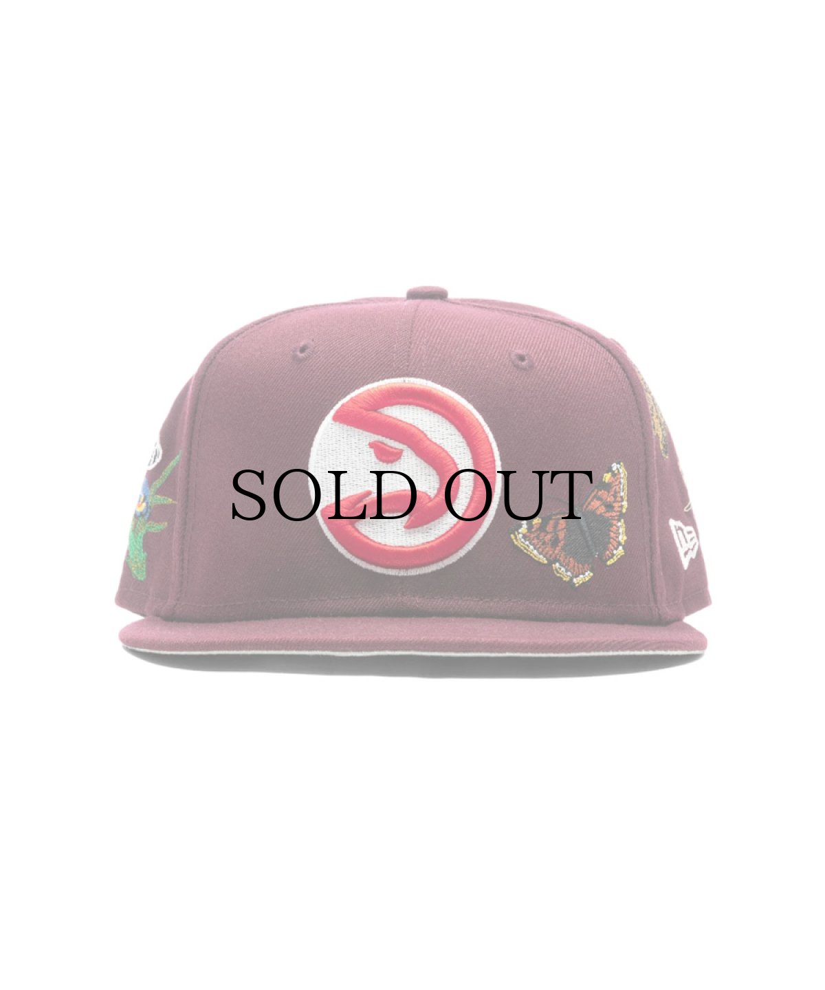 画像1:  NEW ERA × FELT Atlanra Hawks - 59FIFTY BUTTERFLY GARDEN BG (1)