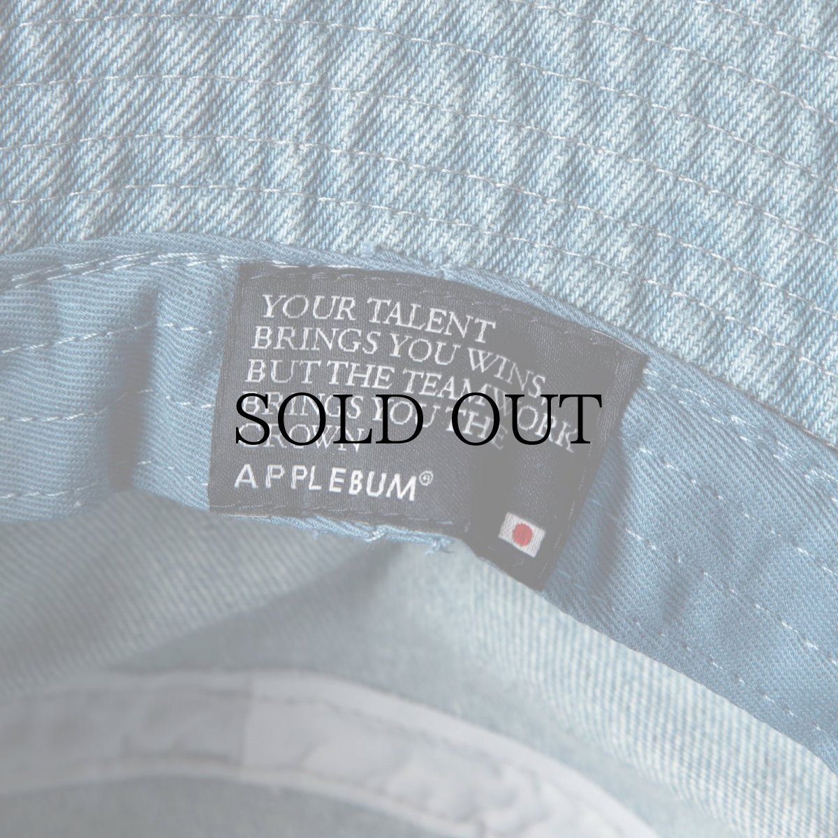 画像15: APPLEBUM(アップルバム) / “Apple Logo" Denim Bucket Hat (15)