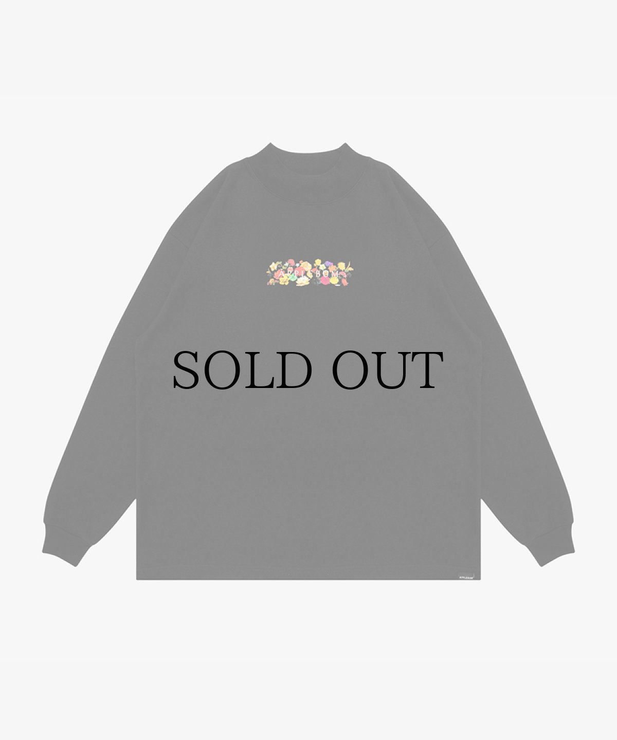 画像1: APPLEBUM(アップルバム) / "Flowers Logo" Mockneck L/S T-shirt (1)