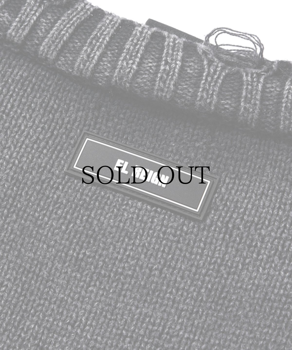 画像5: EL REIGN(エルレイン)  / "FRAGMENT" ASID WASH DAMAGE KNIT (5)