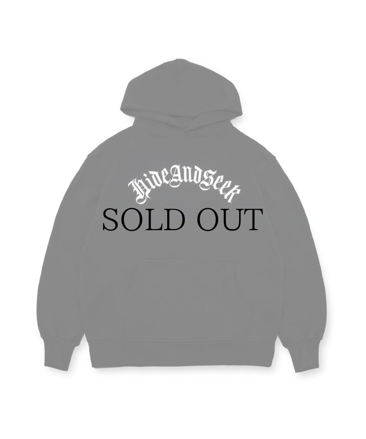 画像2: HIDEANDSEEK(ハイドアンドシーク) / Old English Hooded Sweat Shirt(24aw) (2)