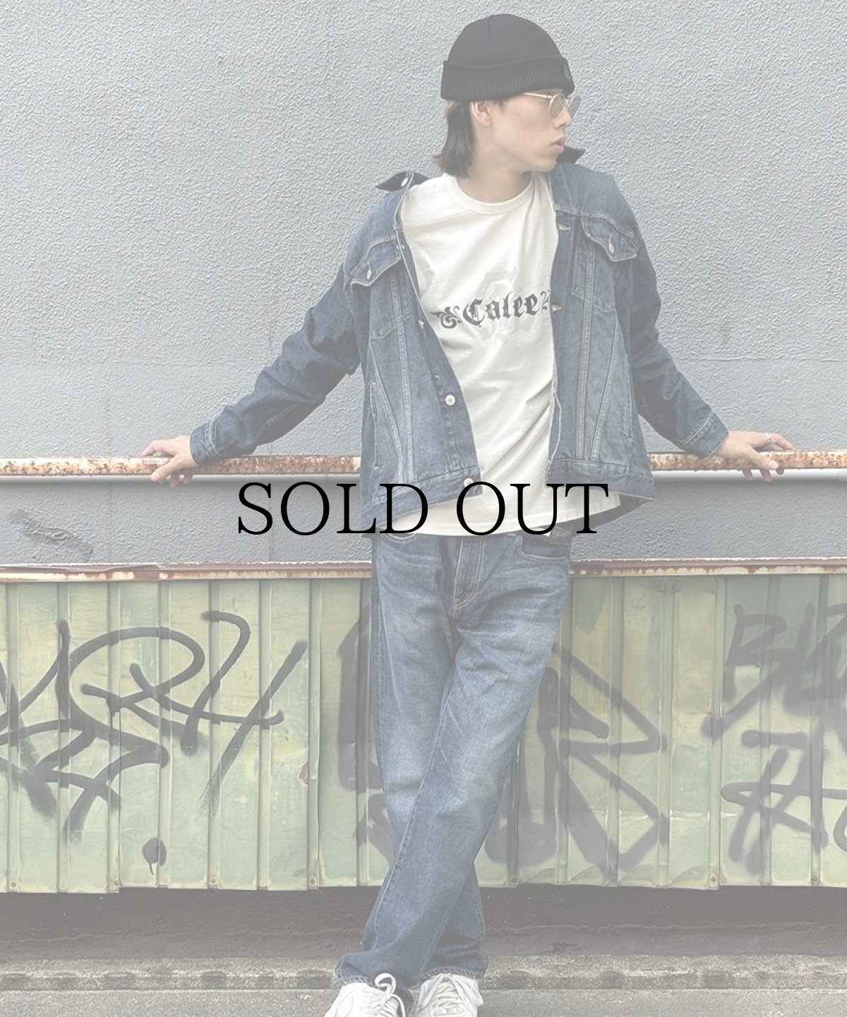 画像10: CALEE(キャリー) / VINTAGE REPRODUCT TAPERED DENIM PANTS <USED> (10)