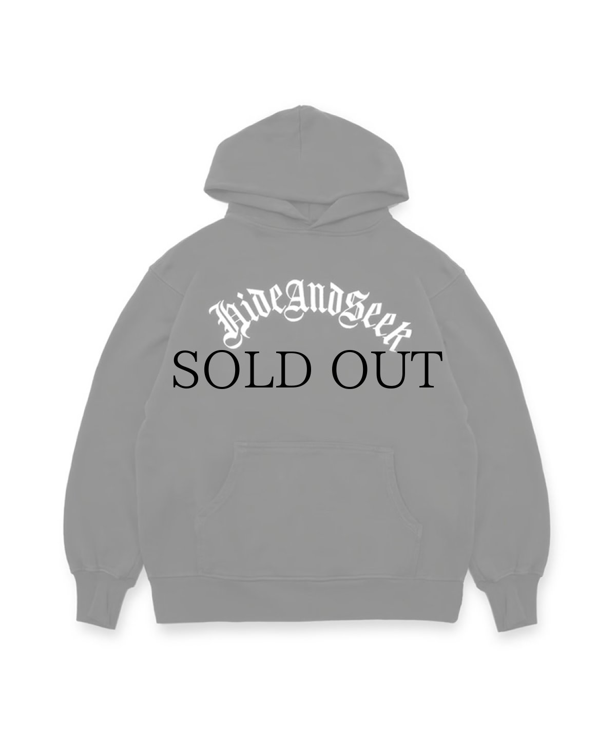 画像3: HIDEANDSEEK(ハイドアンドシーク) / Old English Hooded Sweat Shirt(24aw) (3)