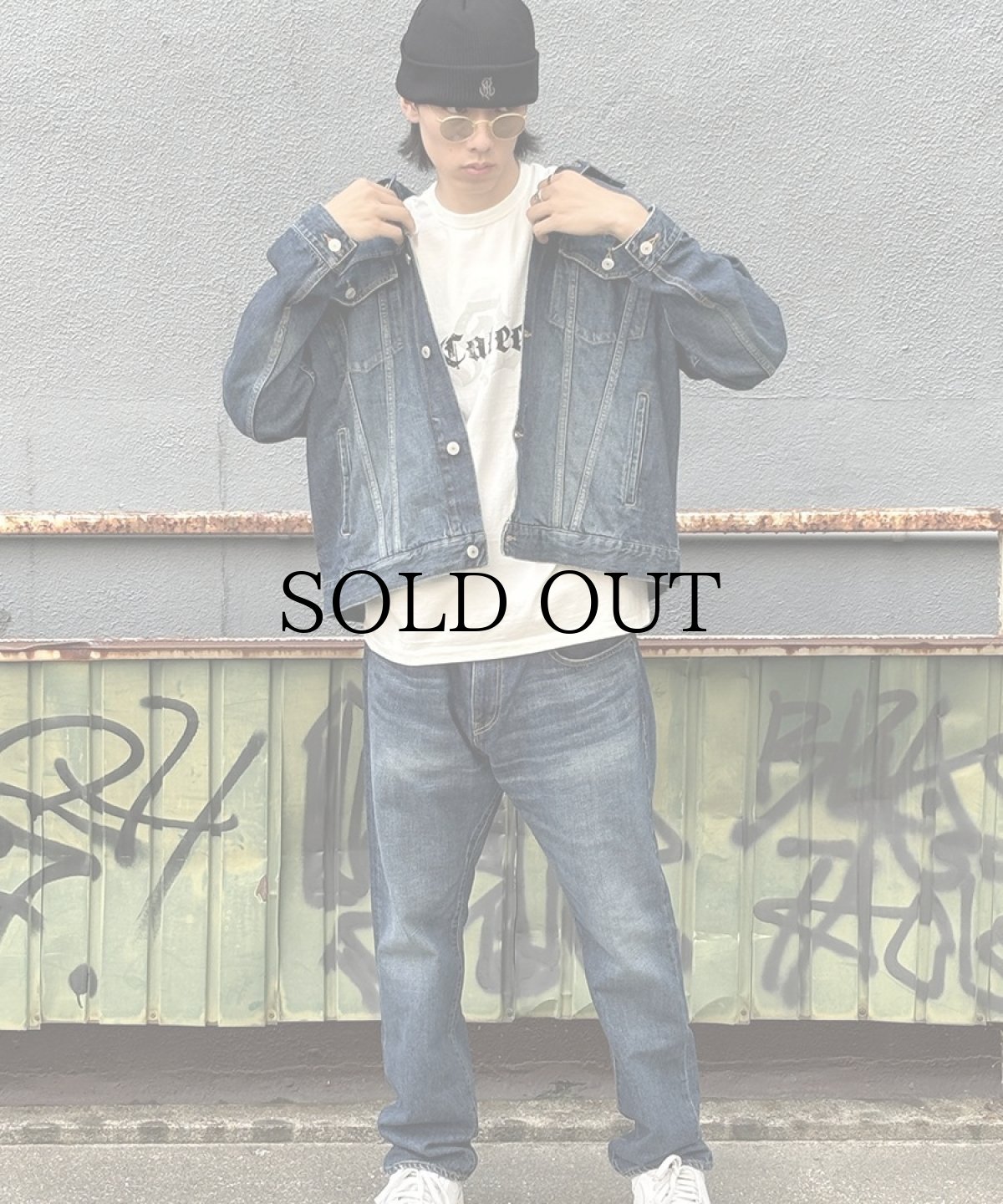 画像12: CALEE(キャリー) / VINTAGE REPRODUCT TAPERED DENIM PANTS <USED> (12)