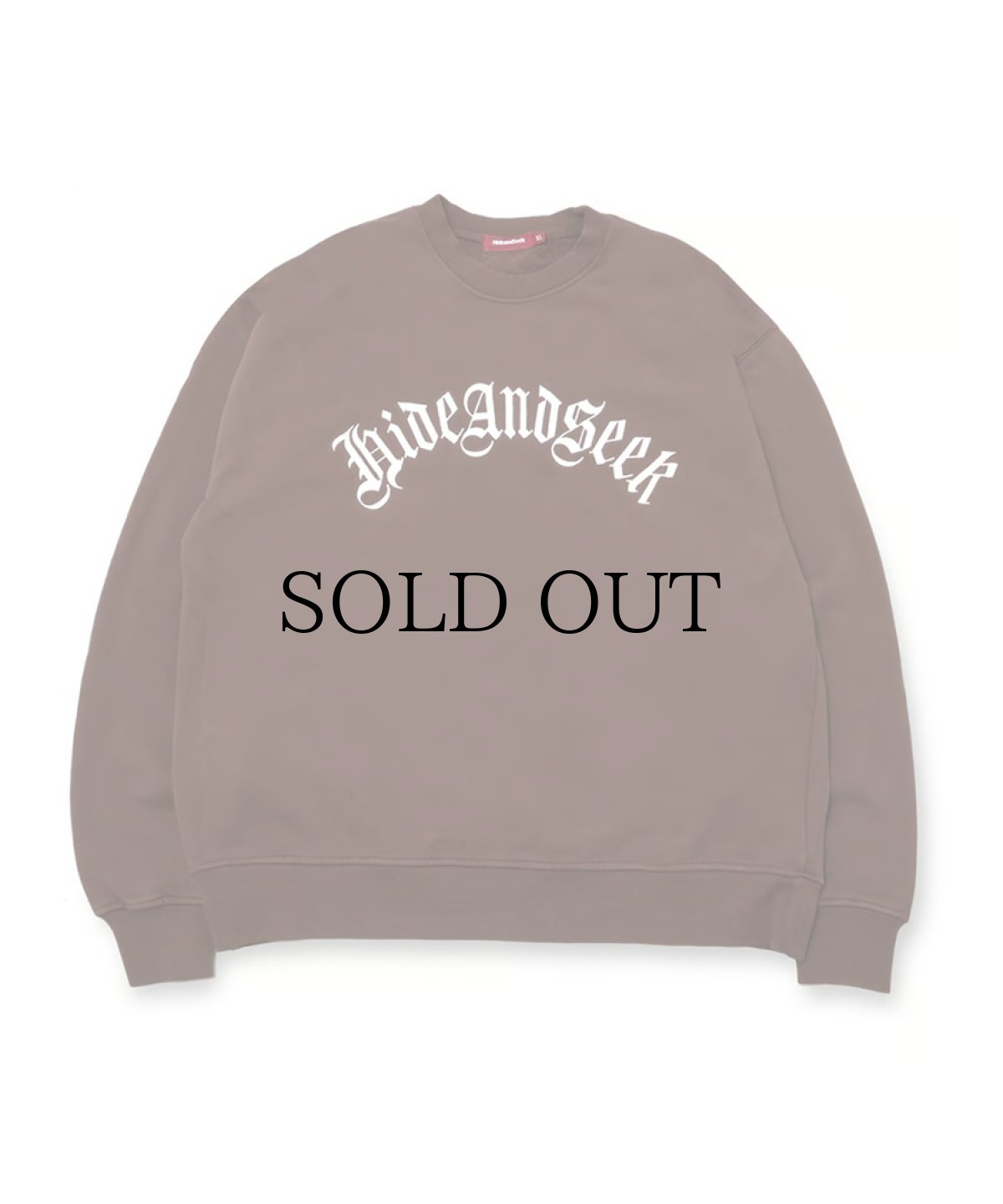 画像1: HIDEANDSEEK(ハイドアンドシーク) / Old English Sweat Shirt(24aw) (1)