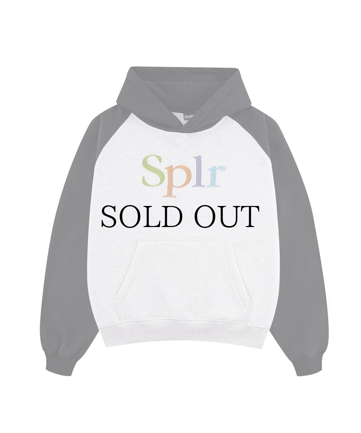 画像1: SPLR / Logo Embroidery Raglan Hoodie (1)