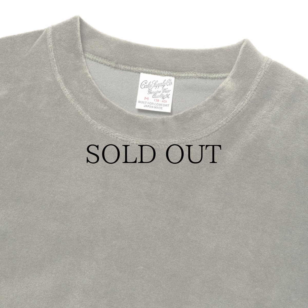 画像4: CALEE(キャリー) / VELOUR CREW NECK SH (4)