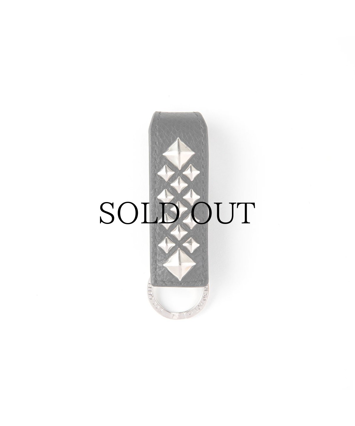 画像1: CALEE(キャリー) / STUDS LEATHER SNAP KEY RING (1)