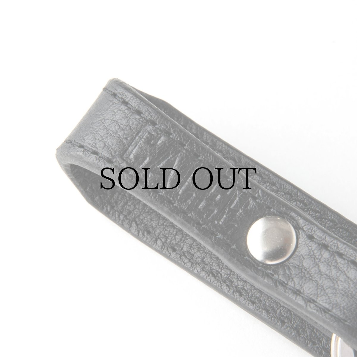 画像4: CALEE(キャリー) / STUDS LEATHER SNAP KEY RING (4)