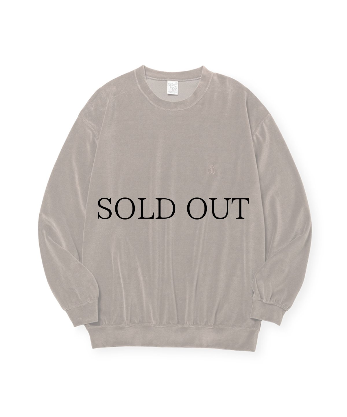 画像2: CALEE(キャリー) / VELOUR CREW NECK SH (2)