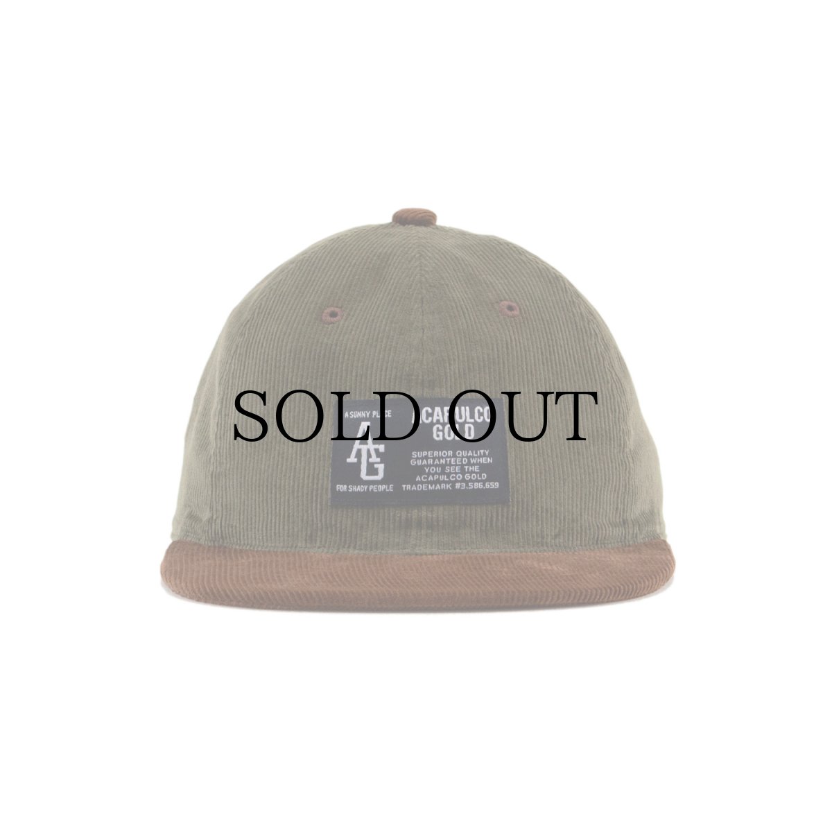 画像9: ACAPULCO GOLD(アカプルコゴールド) / TWO-TONE CORD 6 PANEL CAP (9)