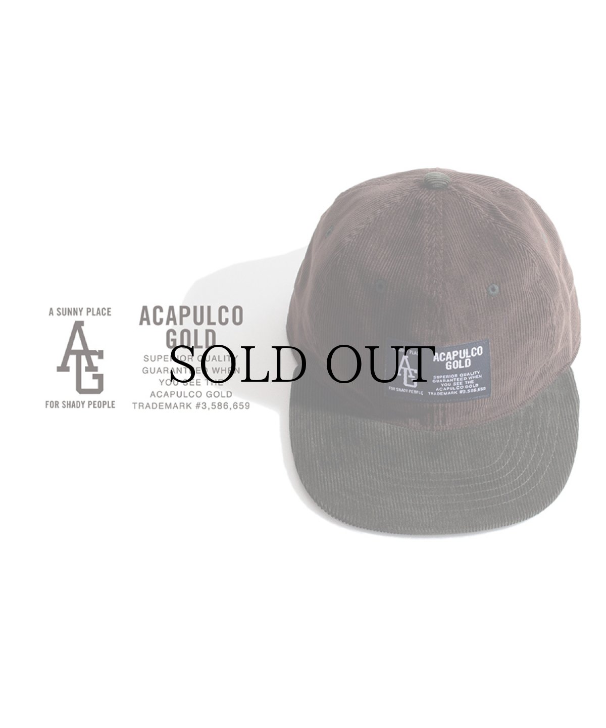 画像3: ACAPULCO GOLD(アカプルコゴールド) / TWO-TONE CORD 6 PANEL CAP (3)