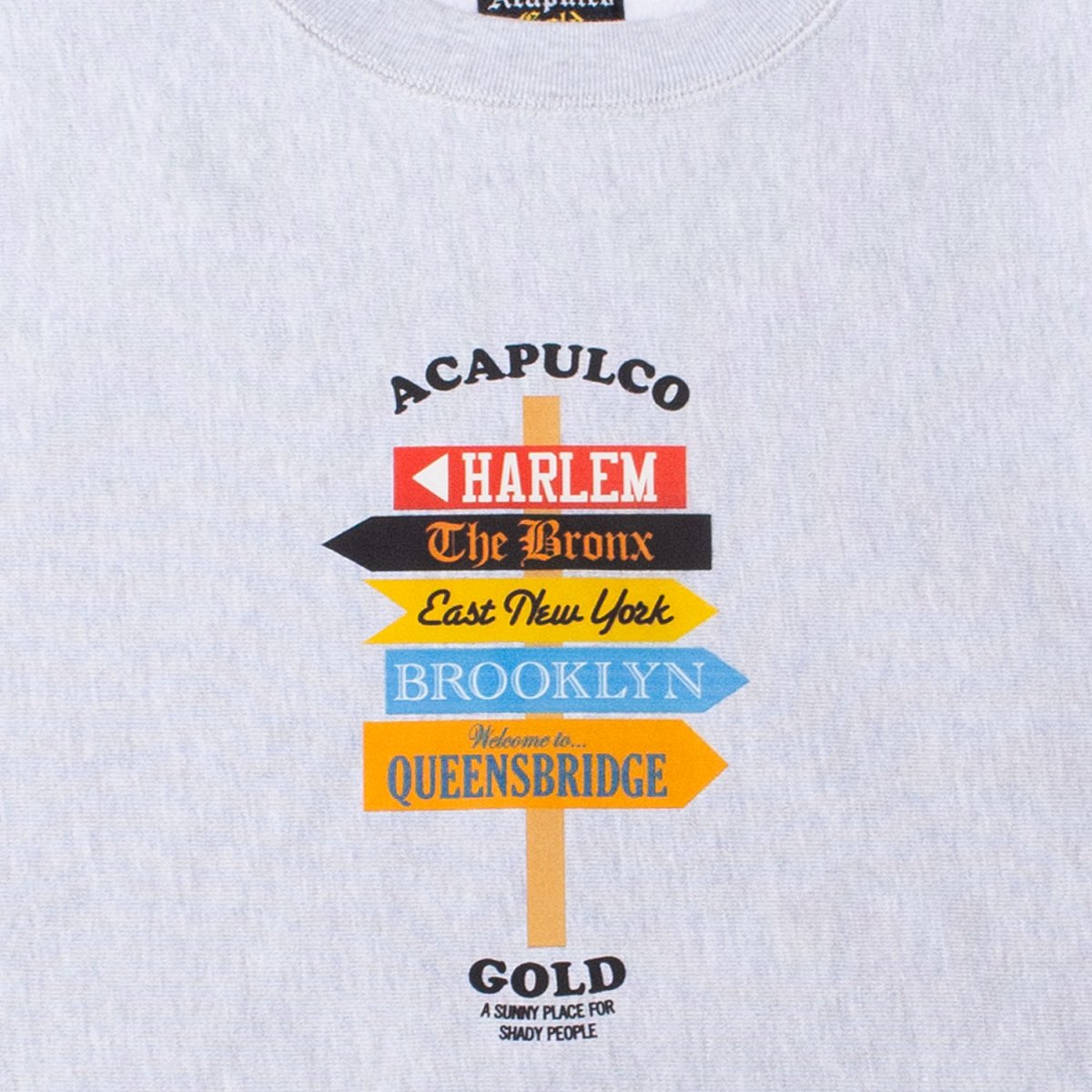 画像7: ACAPULCO GOLD(アカプルコゴールド) / DIRECTION SIGN CREWNECK SWEATSHIRT (7)