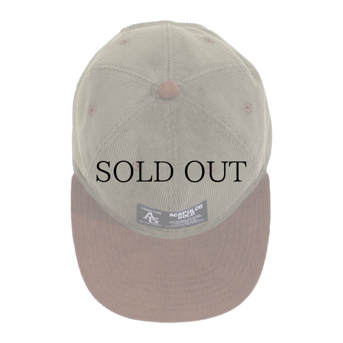 画像17: ACAPULCO GOLD(アカプルコゴールド) / TWO-TONE CORD 6 PANEL CAP (17)