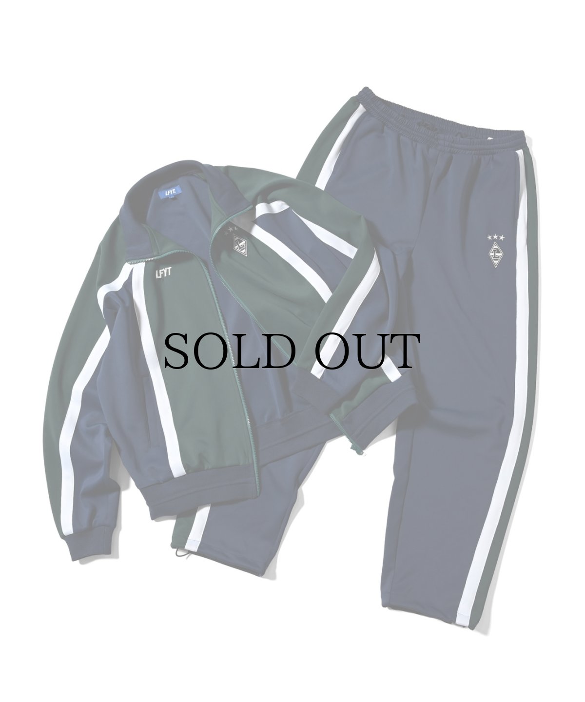 画像13: 【20%OFF】LFYT(ラファイエット) / STRIPED JERSEY TRACK JACKET (13)