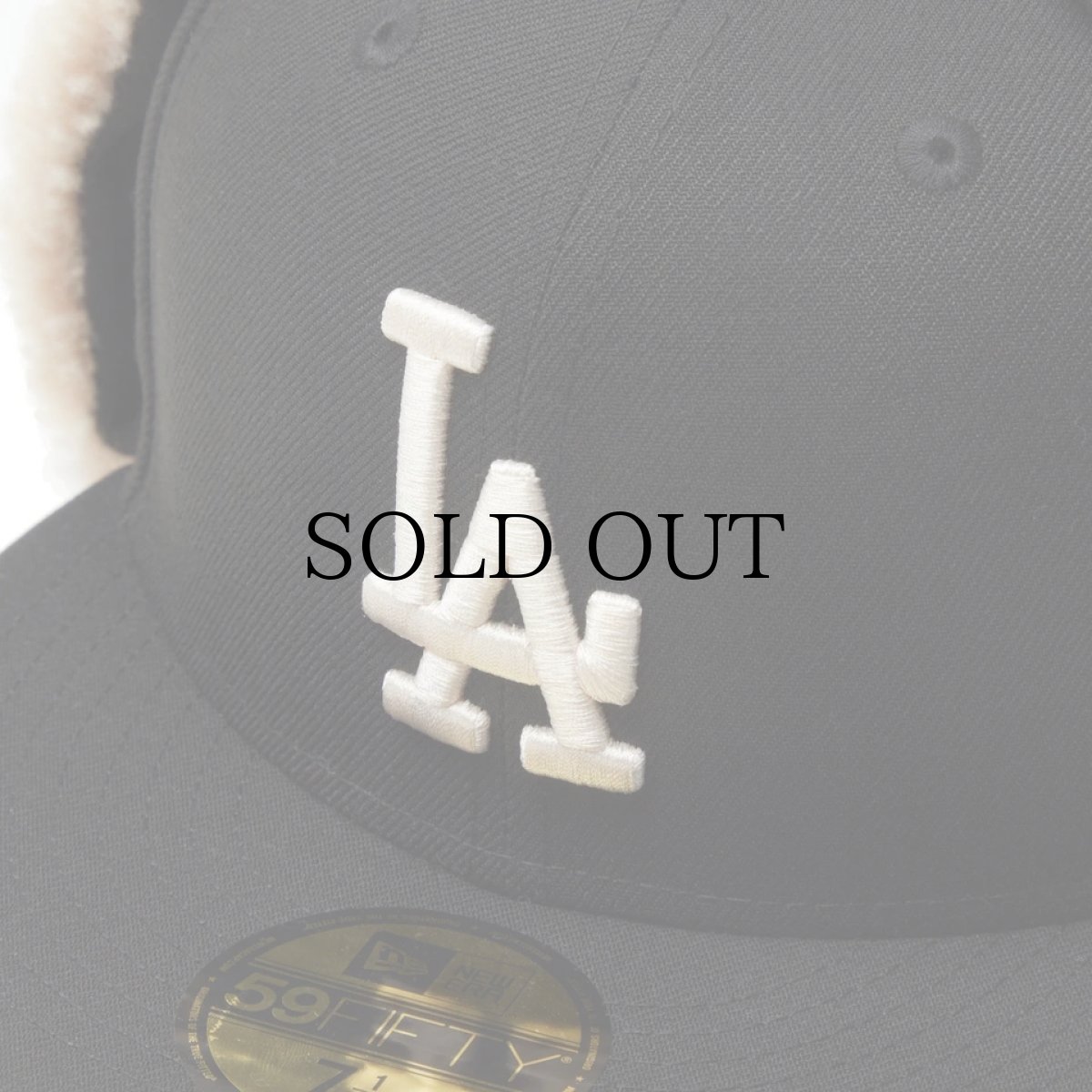 画像10: NEW ERA /59FIFTY Dog Ear ドッグイヤー ロサンゼルス・ドジャース ブラック (10)