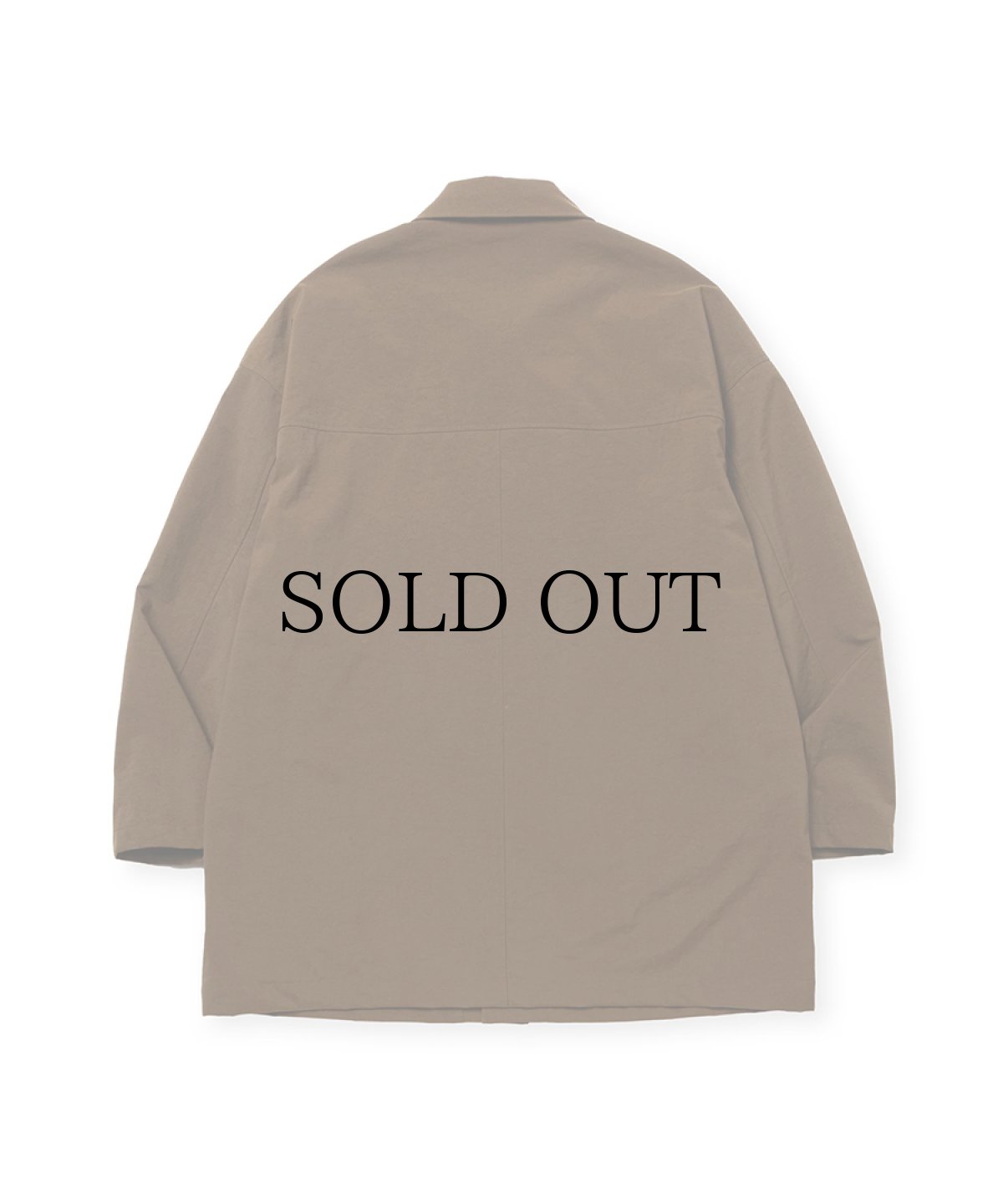 画像3: CALEE(キャリー) / VINTAGE NYLON OXFORD HALF COAT (3)