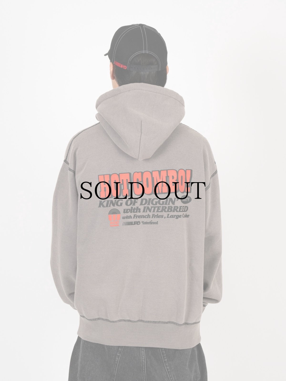 画像18: INTERBREED(インターブリード) / KING OF DIGGIN’ x INTERBREED “Faded Zip Hoodie” (18)