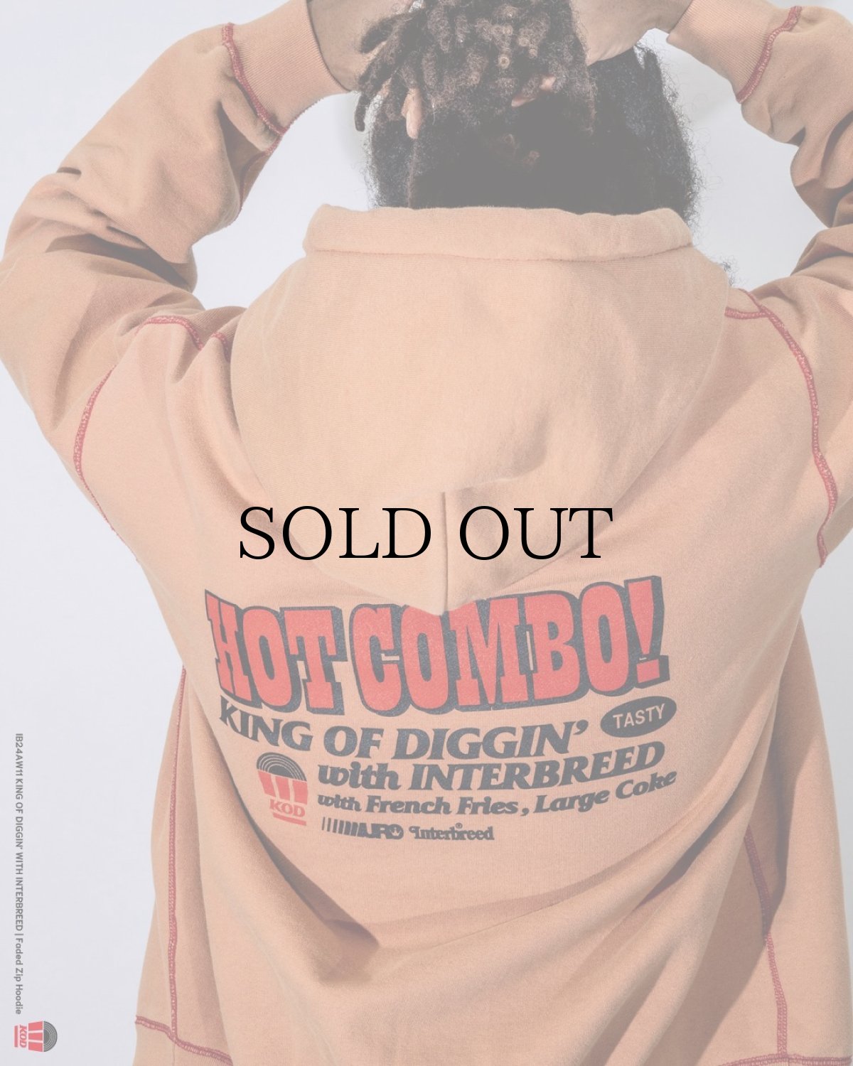 画像25: INTERBREED(インターブリード) / KING OF DIGGIN’ x INTERBREED “Faded Zip Hoodie” (25)