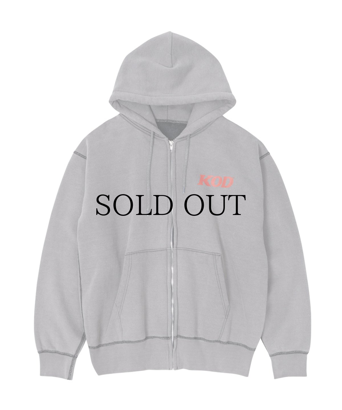 画像1: INTERBREED(インターブリード) / KING OF DIGGIN’ x INTERBREED “Faded Zip Hoodie” (1)