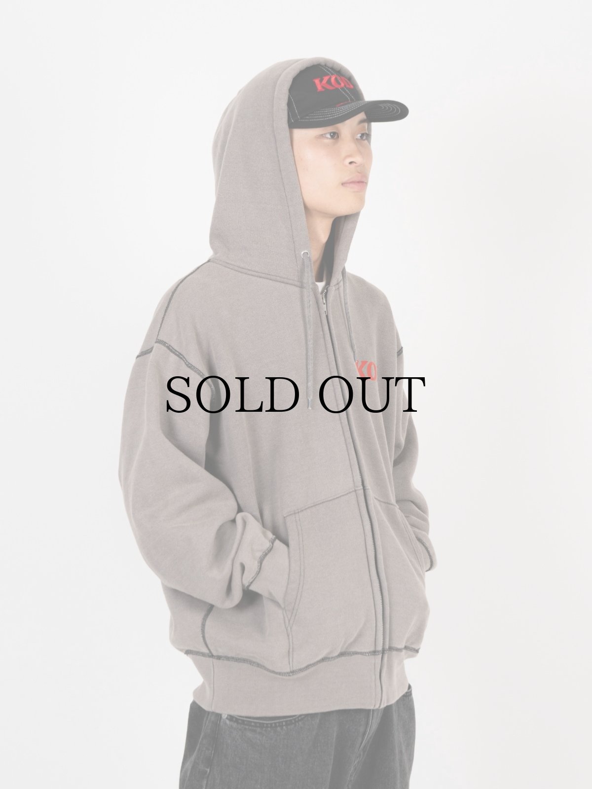 画像21: INTERBREED(インターブリード) / KING OF DIGGIN’ x INTERBREED “Faded Zip Hoodie” (21)