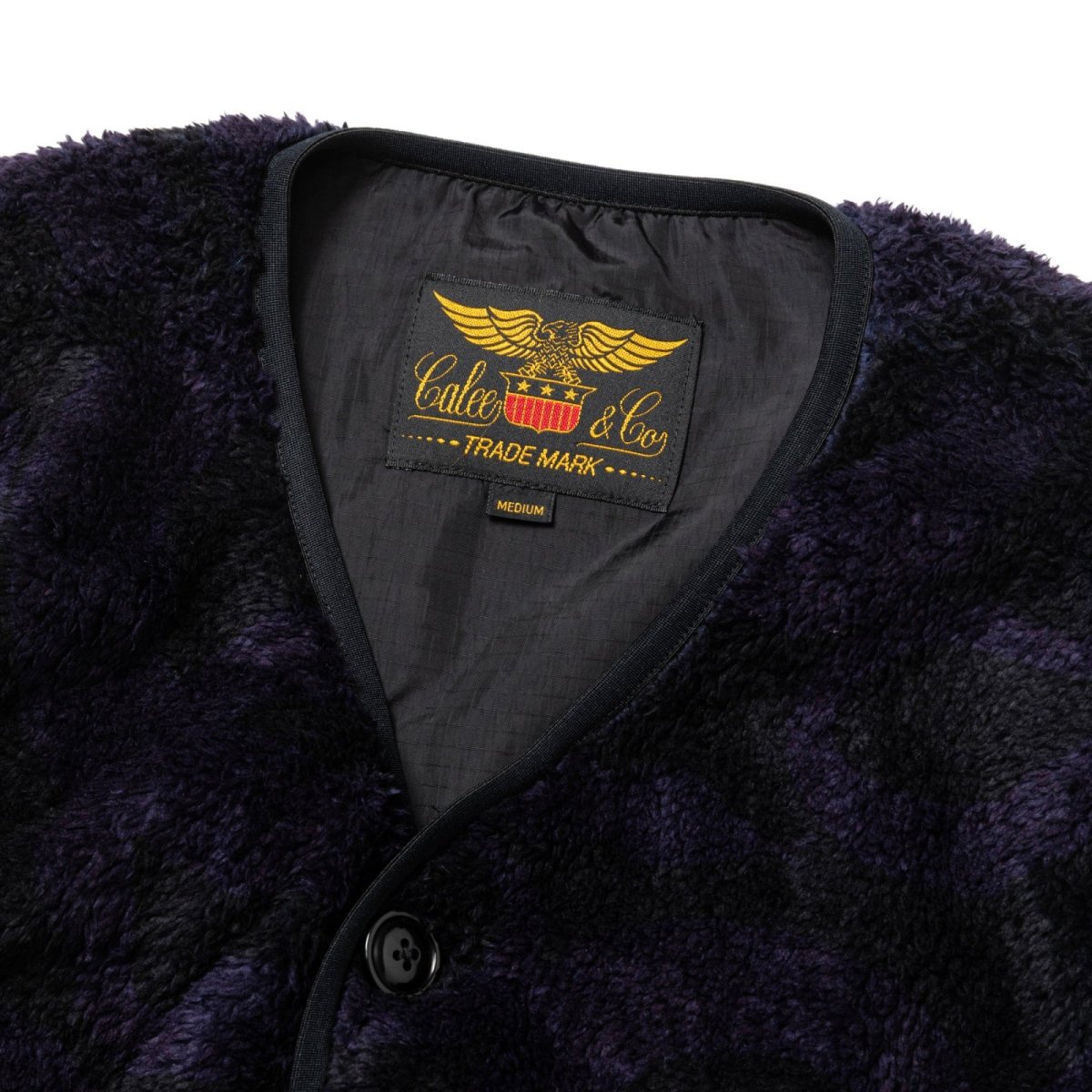 画像5: CALEE(キャリー) / NYLON RIP FLEECE WAIST COAT <SNAKE PATTERN> (5)