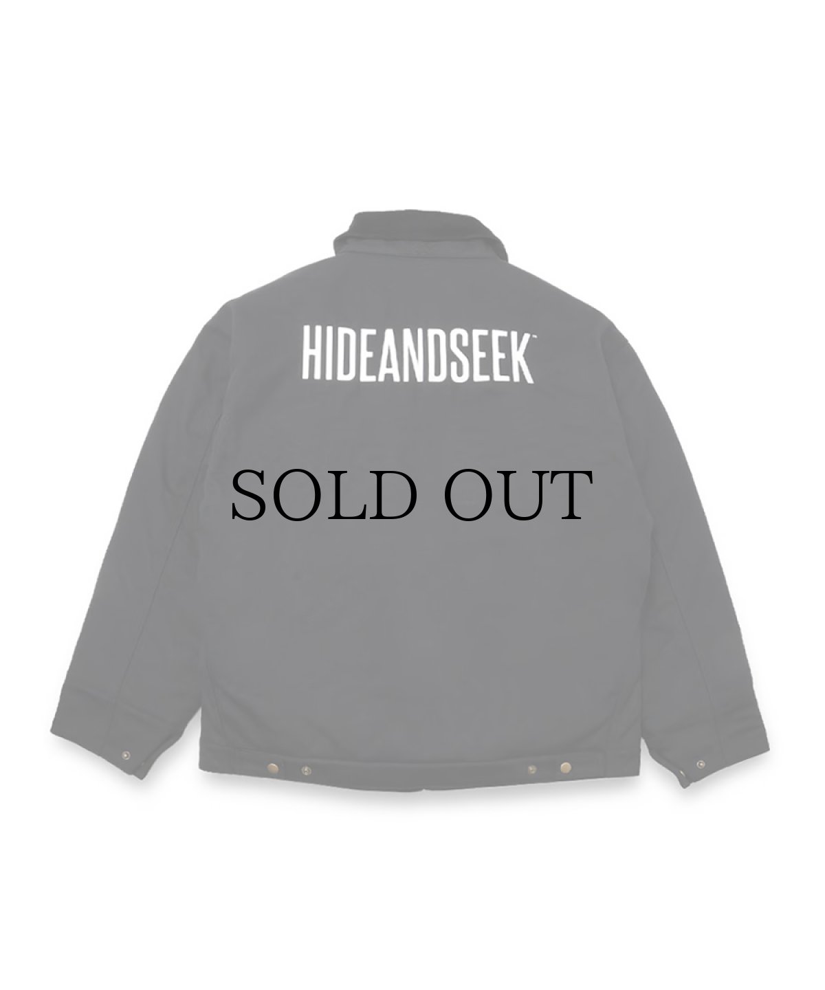 画像2: HIDEANDSEEK(ハイドアンドシーク) / Zip Work Jacket(24aw) (2)