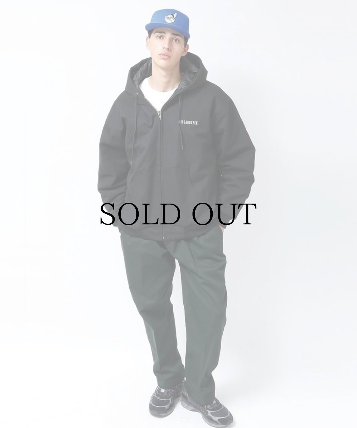 画像7: HIDEANDSEEK(ハイドアンドシーク) / Zip Hooded Work Jacket(24aw) (7)